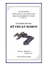 Giáo trình môn học kỹ thuật robot