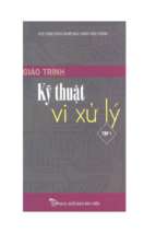 Giáo trình kỹ thuật vi xử lý   tập 1