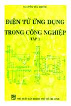 điện tử ứng dụng trong công nghiệp   tập 1
