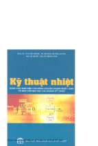 Giáo trình kỹ thuật nhiệt