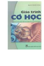 Cơ học giáo trình
