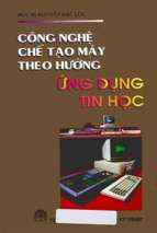 Công nghệ chế tạo máy theo hướng ứng dụng tin học  p1