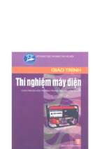 Giáo trình thí nghiệm máy điện