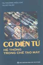 Cơ điện tử   hệ thống trong chế tạo máy phần 1
