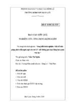 Một số biện pháp phát triển ngôn ngữ cho trẻ 4 5  tuổi thông qua hoạt động làm quen văn học