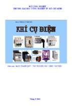 Giáo trình lý thuyết khí cụ điện