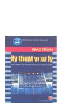 Giáo trình kỹ thuật vi xử lý