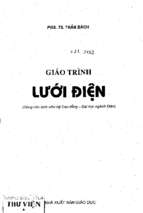 Giáo trình lưới điện (dùng cho sinh viên hệ đại học, cao đẳng ngành điện)