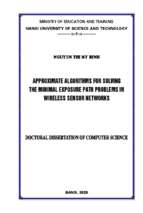 Các thuật toán xấp xỉ tìm đường xâm nhập có khả năng bị phát hiện nhỏ nhất trong mạng cảm biến dây.(approximate algorithms for solving the minimal exposure path problems in wireless sensor networks)