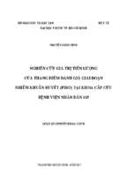 Nghiên cứu giá trị tiên lượng của thang điếm đánh giá giai đoạn nhiễm khuắn huyết (piro) tại khoa cấp cứu bệnh viện nhân dân 115