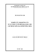 Nghiên cứu ảnh hưởng của áp lực pháp tuyến đến khả năng chịu cắt trượt giữa hai lớp bê tông nhựa