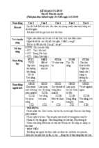 Tuan 35 chủ đề. mùa hè của bé