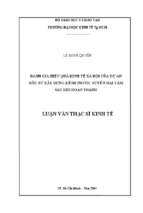 đánh giá hiệu quả kinh tế xã hội của dự án đầu tư xây dựng kênh phước xuyên   hai tám sau khi hoàn thành