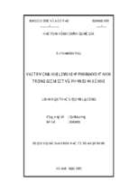Vai trò của hội liên hiệp phụ nữ việt nam trong giám sát và phản biện xã hội