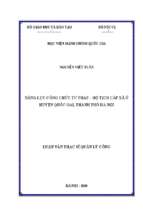 Năng lực công chức tư pháp   hộ tịch cấp xã ở huyện quốc oai, thành phố hà nội