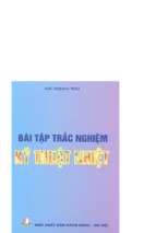 Bài tập trắc nghiệm kỹ thuật nhiệt (dùng trong các trường cao đẳng và đại học)