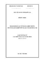 Thi hành pháp luật về thi đua, khen thưởng đối với doanh nghiệp trên địa bàn thành phố hà nội