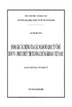 đánh giá tác động của các nhân tố kinh tế vĩ mô đến vn index trên thị trường chứng khoán việt nam