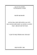 Quản lý hoạt động bồi dưỡng giáo viên theo chuẩn nghề nghiệp tại trường cao đẳng than   khoáng sản việt nam