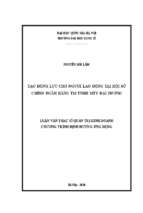 Tạo động lực cho người lao động tại hội sở chính ngân hàng tm tnhh mtv đại dương