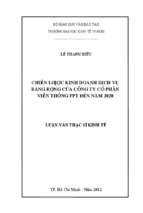 Chiến lược kinh doanh dịch vụ băng rộng của công ty cổ phần viễn thông fpt đến năm 2020