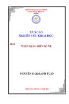 Nhận diện biển số xe dùng matlab (có code)