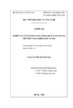 Nghiên cứu về đảm bảo chất lượng dịch vụ đa phương tiện trên mạng không dây ad hoc.