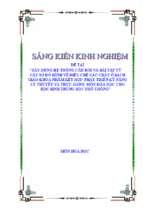 Skkn xây dựng hệ thống câu hỏi và bài tập từ các sơ đồ hình vẽ điều chế các chất ở sgk nhằm kết hợp  phát triển kỹ năng lý thuyết và thực hành  môn hóa học cho học sinh thpt