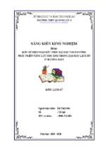 Skkn một số biện pháp kết thúc bài học theo hướng phát triển năng lực học sinh trong dạy học lịch sử ở trường thpt