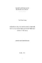 Biến động của thị trường phôi thép thế giới và tác động đến sản xuất thép xây dựng ở việt nam   