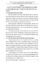 Phân tích tài chính và một số biện pháp cải thiện tình hình tài chính của công ty tnhh thương mại và vận tải hoa dương