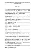 Một số giải pháp nhằm hoàn thiện công tác đào tạo và phát triển nguồn nhân lực tại công ty tnhh ya ajm việt nam