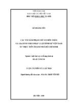 Các tội xâm phạm chế độ hôn nhân và gia đình theo pháp luật hình sự việt nam từ thực tiễn thành phố hồ chí minh.