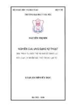 Nghiên cứu ứng dụng kỹ thuật giải trình tự gen thế hệ mới để sàng lọc rối loạn 24 nhiễm sắc thể trước làm tổ