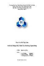 Báo cáo   thiết kế mạng máy tính cho building của ngân hàng