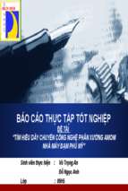Báo cáo thực tập nhà máy đạm phú mỹ