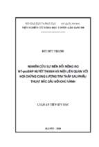 Nghiên cứu sự biến đổi nồng độ nt probnp huyết thanh và mối liên quan với hội chứng cung lượng tim thấp sau phẫu thuật bắc cầu nối chủ vành