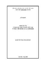 Giám sát của ủy ban mặt trận tổ quốc việt nam từ thực tiễn huyện an lão, bình định