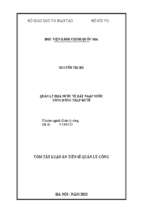 Quản lý nhà nước về đất ngập nước vùng đồng tháp mười tt