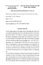 Shrinkage estimation of covariance matrix for portfolio selection on vietnam tt