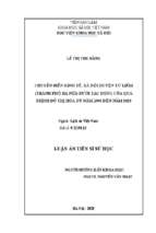 Chuyển biến kinh tế, xã hội huyện từ liêm, thành phố hà nội dưới tác động của quá trình đô thị hóa từ năm 1996 đến năm 2013