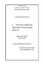 Y tế dân sự ở miền bắc việt nam từ năm 1954 đến năm 1975