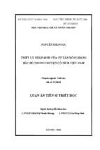 Triết lý nhân sinh của cư dân đồng bằng bắc bộ trong truyện cổ tích việt nam