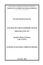 Y tế dân sự ở miền bắc việt nam từ năm 1954 đến năm 1975 tt