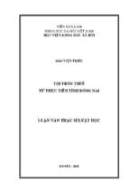 Tội trốn thuế từ thực tiễn tỉnh đồng nai