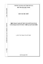 Biện pháp tạm giữ đối với người dưới 18 tuổi phạm tội từ thực tiễn quận tân bình