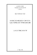 Nghiên cứu mối quan hệ của đầu tư trực tiếp nước ngoài và tăng trưởng kinh tế tỉnh bình định