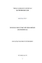 Thi hành án treo từ thực tiễn thành phố biên hòa, tỉnh đồng nai
