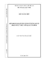 Biện pháp tạm giữ đối với người dưới 18 tuổi phạm tội từ thực tiễn quận tân bình