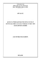 Quản lý, sử dụng quỹ bảo trì chung cư, nhà ở thương mại theo luật nhà ở năm 2014 từ thực tiễn thành phố hồ chí minh